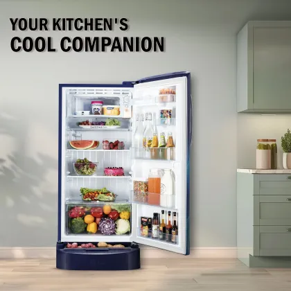 LG GL-D231ABAD 210 L 3 Star Single Door Refrigerator