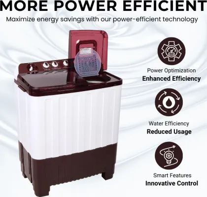 Inno-Q 95-TURBO-EXL-WM 9.5 Kg Semi Automatic Washing Machine