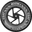 CEAT 102074 ZOOM D TL 54J 90/90-12 Front & Rear Two Wheeler Tyre  (Street, Tube Less)