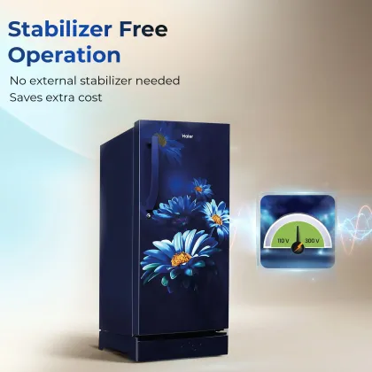 Haier HED-205MHBA-P 190 L 5 Star Single Door Refrigerator