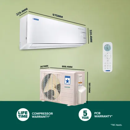 Blue Star IC518YNURS 1.5 Ton 5 Star 2023 Inverter Split AC