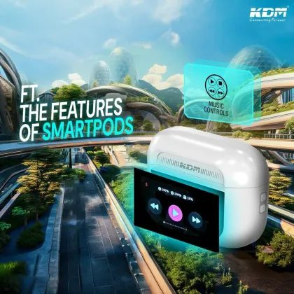 KDM W1 Smart Pods True Wireless Earbuds