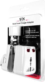 STK MCWOADUSB/BL2 World Travel USB Charger Adapter