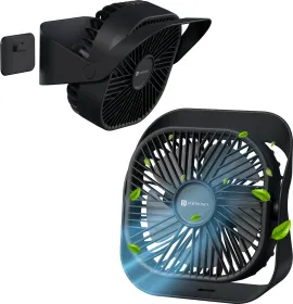 Portronics CoolCube Mini 5 Blade 2-in-1 Table & Wall Fan