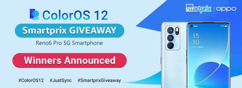 Win OPPO Reno6 Pro 5G Mobile - ColorOS Giveaway | Smartprix