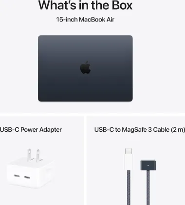 Apple MacBook Air 15 2025 Z1DG000FW Laptop (Apple M4/ 24GB/ 256GB SSD/ MacOS)