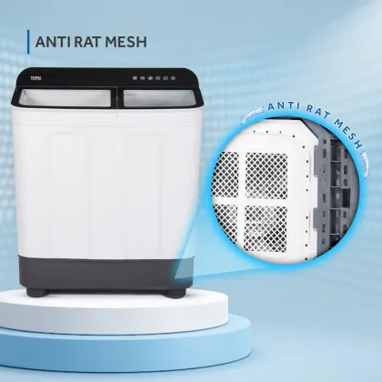 Haier HTW100-178BK 10 kg Semi Automatic Washing Machine