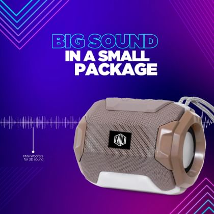 Nu Republic Booyah X2 Boombox 6W Bluetooth Speaker