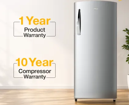 Whirlpool 230 IMPRO PRM INV Alpha Steel-Y 207 L 5 Star Single Door Refrigerator