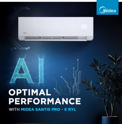 Midea MAI20SP5R35W0 1.5 Ton 5 Star 2025 Inverter Split AC