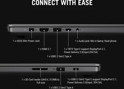 Asus ROG Zephyrus G14 OLED (2026) GU405AP-SY041WS Gaming Laptop (Intel Core Ultra 9 386H/ 32GB/ 1TB SSD/ Win11 Home/ 8GB RTX 5070 Graphics)