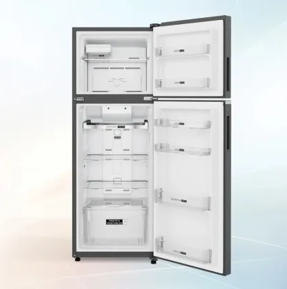 Whirlpool NEO SP278 PRM Athena Steel-Y 235 L 2 Star Double Door Refrigerator