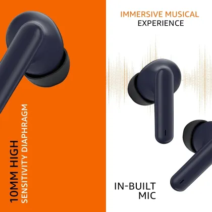 Amazon Basics AB-TWS-J68-BLU-CT True Wireless Earbuds