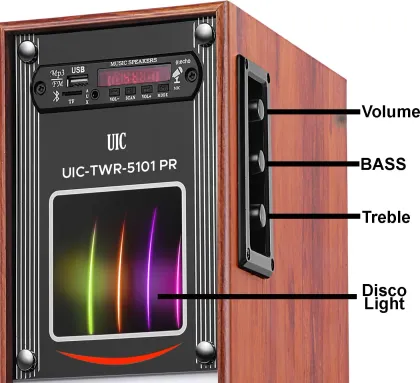UIC TWR-5101 PR 120W Bluetooth Tower Speaker