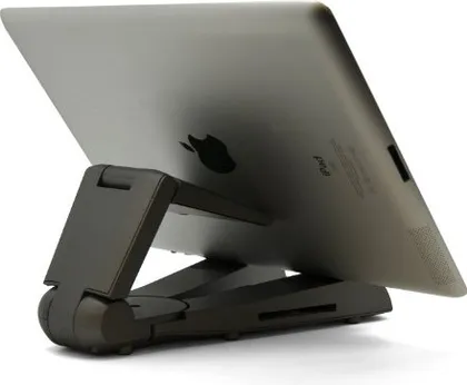 Aduro Sound Squared "S2" Bluetooth Speaker Stand for Tablets and Phones Apple iPad, Kindle Fire HD, Samsung Galaxy Tab, Motorola XOOM (Retail Packaging) (Grey)