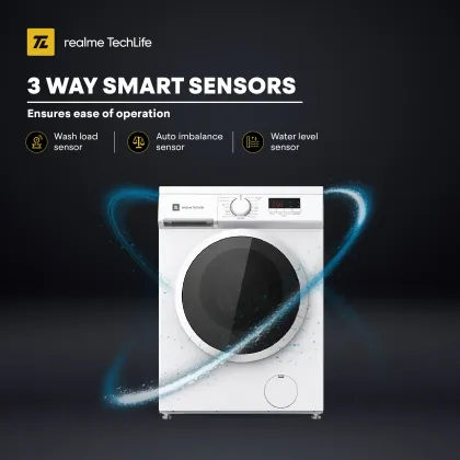 Realme TechLife RMFL605NHNAW 6 Kg Fully Automatic Front Load Washing Machine