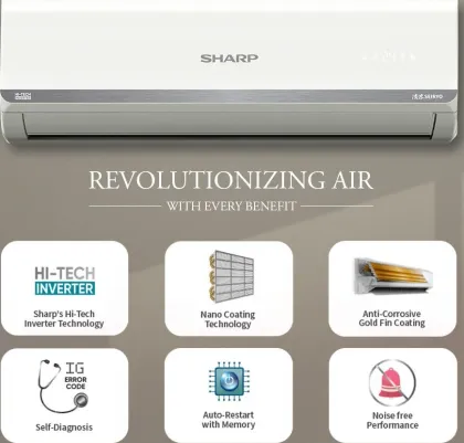 Sharp AH-SI19V3B-GC 1.5 Ton 3 Star Inverter Split AC