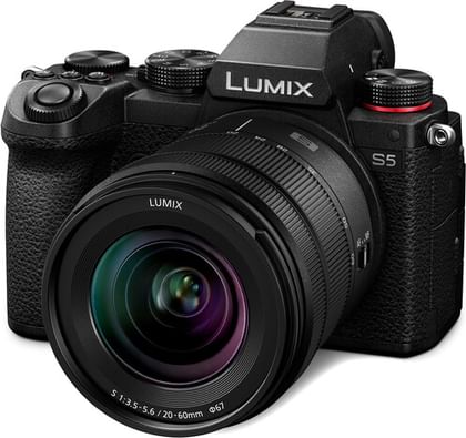 Panasonic Lumix S5 24MP Mirrorless Camera with Lumix S 20-60mm F/3.5-5.6 Lens