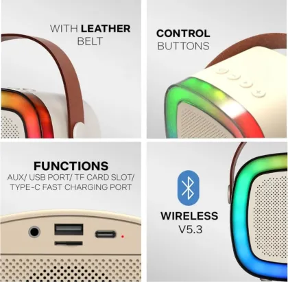 Fire Turtle ‎K12 Karaoke 10W Bluetooth Speaker