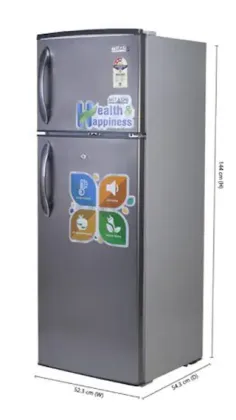 Mitashi MiRFDDG240V15 240L 3 Star Double Door Refrigerator