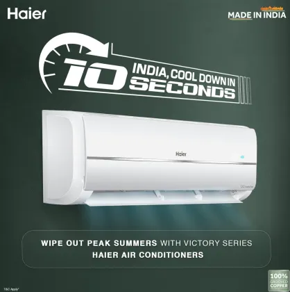 Haier HSU15V-TMS3BE-INV 1.2 Ton 3 Star 2023 Inverter Split AC