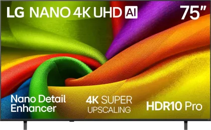 LG Nano NU85 75 inch Ultra HD 4K Smart LED TV (75NU850BPUA)