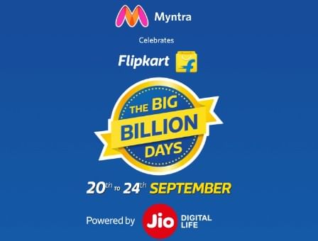 Myntra Teases: Flipkart Big Billion Days | Upto 80% OFF on Fashion + Free 1K Mynt Coins & More