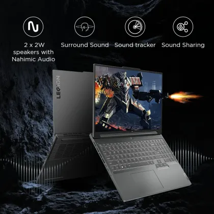 Lenovo Legion Slim 5 82Y9003YIN Gaming Laptop (AMD Ryzen 7 7840HS/ 16GB/ 512GB SSD/ Win11/ 8GB Graph)