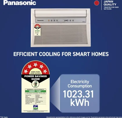 Panasonic CW-XU185CGT 1.5 Ton 5 Star 2026 Inverter Window AC