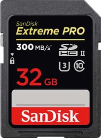 SanDisk Extreme Pro 32GB Class 10 300 MB/s Memory Card