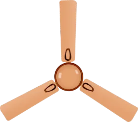 Croma Semi Deco 1200 mm 3 Blade Ceiling Fan