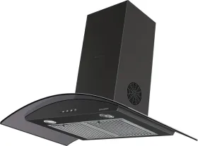 Faber Feel 3D T2S2 BK PB LTW 90cm Wall Mounted Chimney