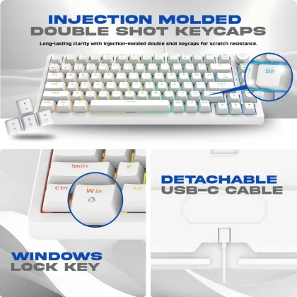 Cosmic Byte Phantom TKL CB-GK-42 Wired Mechanical Gaming Keyboard - image 5