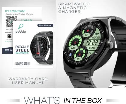 Pebble Royale Steel Smartwatch