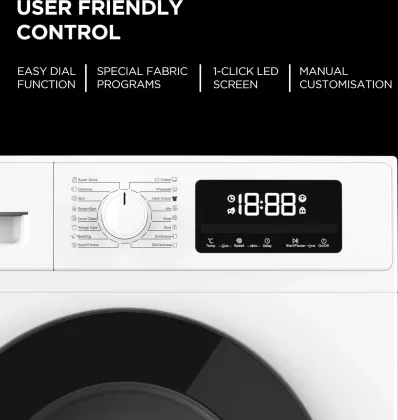 Black & Decker BXWD01280IN 8 Kg Fully Automatic Front Load Washing Machine
