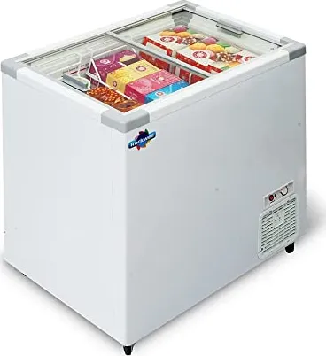Rockwell SFR250GT 225 L Flat Glass Top Deep Freezer