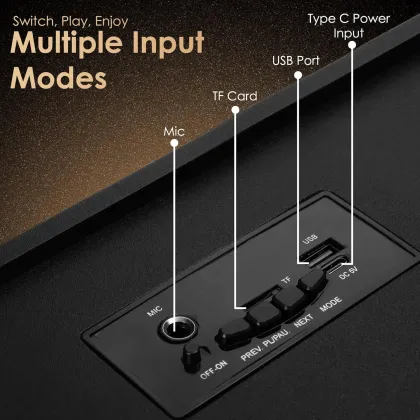 Krisons Retro 60W Bluetooth Speaker