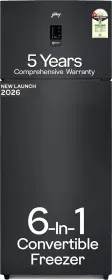 Godrej RF EON 474AN RCI MT BK 472 L 1 Star Double Door Refrigerator