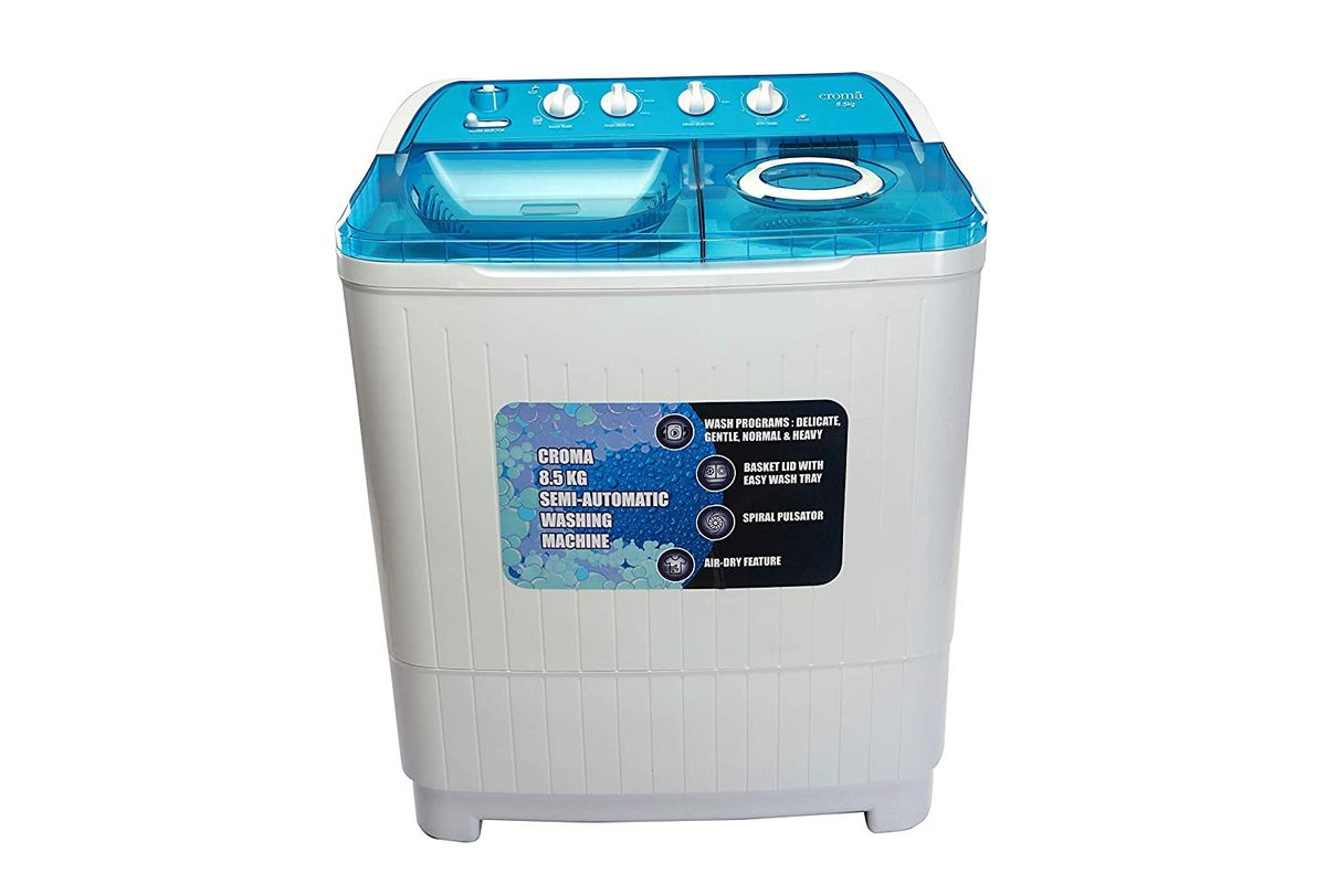 Croma CRAW2222 8.5 kg Semi Automatic Top Load Washing Machine Price in India 2022, Full Specs & Review |  Smartprix