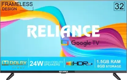 Reliance Led Tv Reliance RGT32GTM2487 32 inch Full HD Smart LED TV - Price in India ...