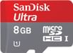 SanDisk Ultra microSDHC UHS-I Card, 8GB, CLASS 10+ SD Adaptor