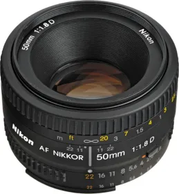 Nikon Nikkor 50mm F/1.8D AF Prime Lens