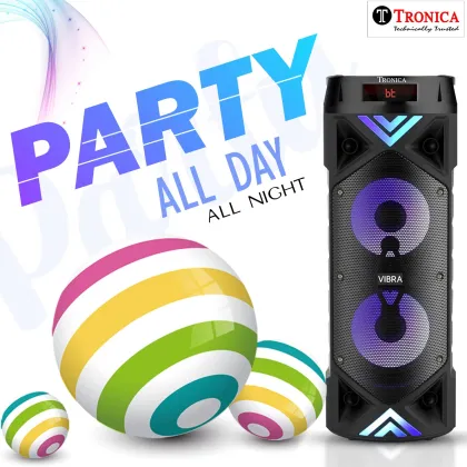 Tronica Thunder Vibra 60W Bluetooth Speaker