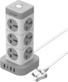 One Beat Tower 10 Amps 12 Sockets Surge Protectors