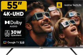 Realme TechLife 55UHDGDRDDVB 55 inch Ultra HD 4K Smart LED TV