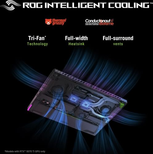 Asus ROG Strix G16 G614PR-RV032WS Gaming Laptop (AMD Ryzen 9 8940HX/ 16GB/ 1TB SSD/ Win11/ 12GB RTX 5070Ti Graph)