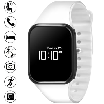 BigOwl Bluetooth Smart Band with Fitness Tracker, Heart Rate Sensor and Compatible with All Devices