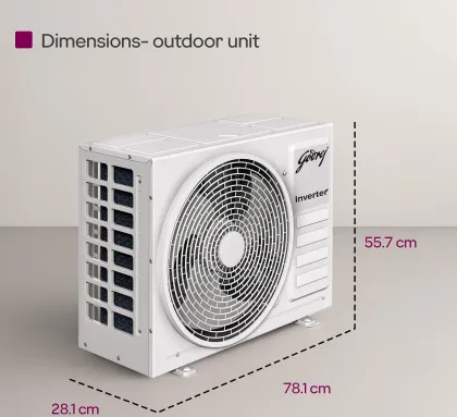 Godrej CIC 24M2TG WA 2 Ton 2 Star Inverter Cassette AC