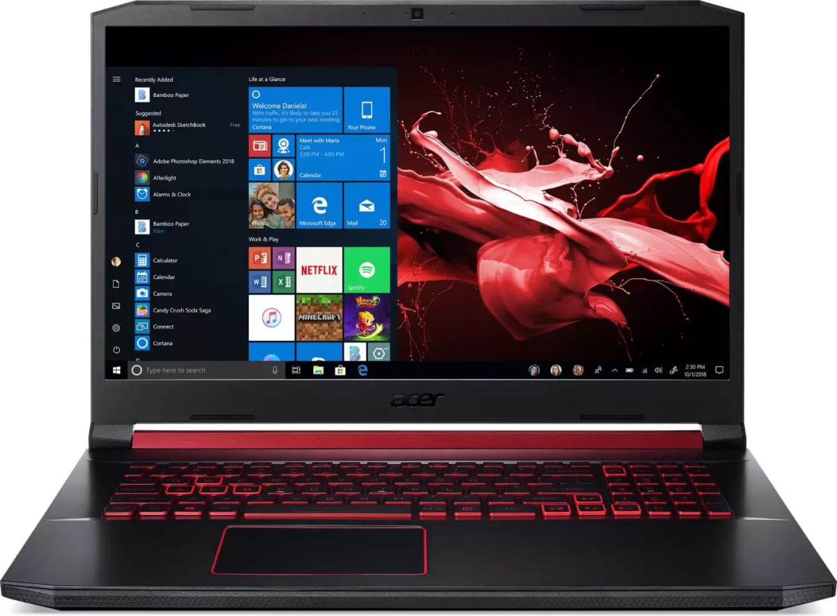 Acer Nitro 5 AN517-51 (NH.Q5CSI.003) Gaming Laptop (9th Gen Core i7 ...