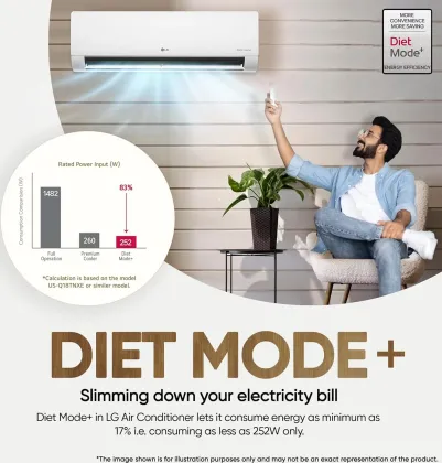 LG US-Q12JNXE 1 Ton 3 Star 2024 Inverter Split AC